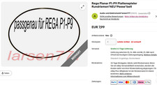 Cinghia tonda giradischi Rega