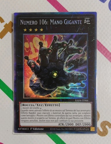 Numero 106 mano gigante - 106:,