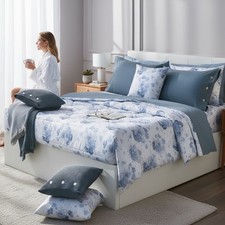 Trapunta invernale matrimoniale Bellora in percalle di cotone Art. Bouquet