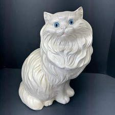 Statua gatto persiano ceramica