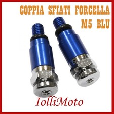 COPPIA SFIATI FORCELLA BLU M5