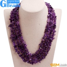 Collana lunga fatta a mano multifilo chip dichiarazione a grappolo moda 17-20 pollici