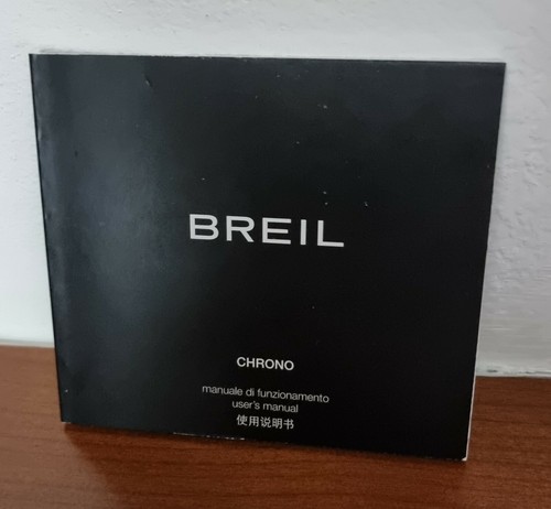 Libretto cronografo breil - libretto,