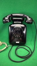 Telefono SIEMENS da parete in bachelite nera anni 40