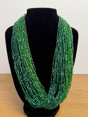 Collana perle semi - , verdi