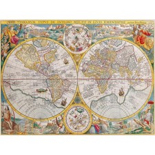 Puzzle 1500 Mappamondo Storico New RAVENSBURGER - X58951 GIODICART