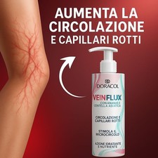 Gel Vein Flux Effetto Ice 250ml ADDIO CAPILLARI ROTTI Circolazione e Sollievo