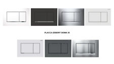 PLACCA GEBERIT SIGMA 30 DOPPIO TASTO PER CASSETTA INCASSO