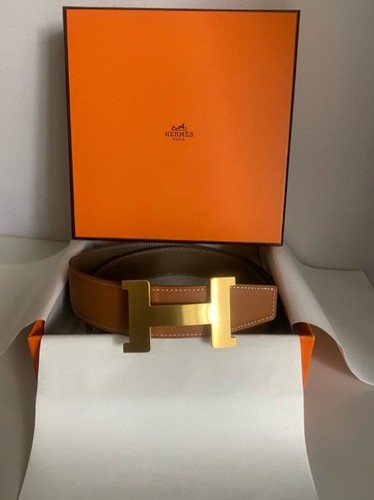 Cintura hermes reversibile - reversibile, in