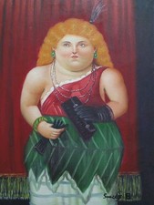 Quadro classico dipinto mano - dipinto, a