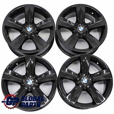 BMW E90 E91 Set completo 4x cerchi in lega nero 18" stelle razze 189