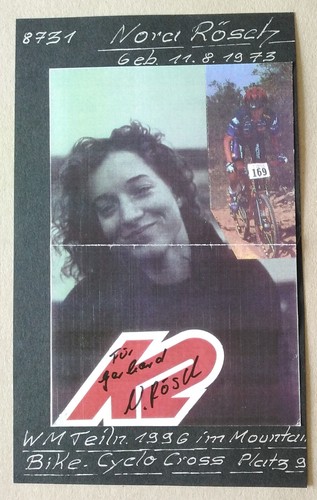 Autografo nora rösch - autografo, a4