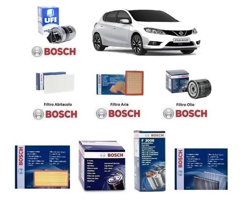 Kit filtri tagliando bosch - kit, per