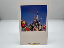 Cartolina Hiro Yamagata Castello Euro n.1 Disney Art Parigi Topolino Fiori Giappone