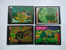 4 CARTOLINE ARTISTICHE HUNDERTWASSER, OPERE DEI PRIMI ANNI 70