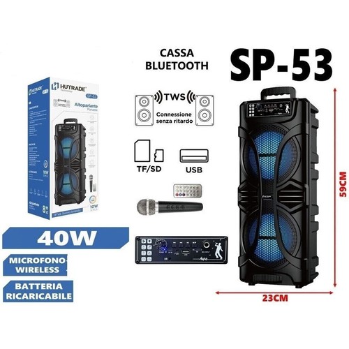 Cassa amplificata 40w - amplificata, sp-53