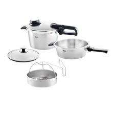 Fissler Set Pentole a Pressione 4,5 Lt. +2,5 Lt. Vitavit Premium Made in Germany