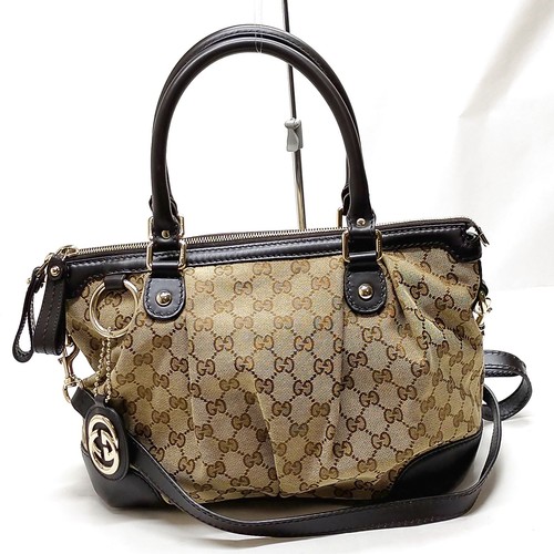 Gucci borsa mano - a, tela