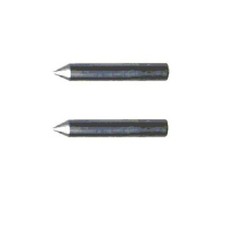 2 PUNTE DI RICAMBIO IN ACCIAIO