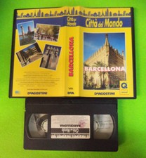 VHS film BARCELLONA Citta' del mondo 1994 DE AGOSTINI CDM 6 (F190) no dvd