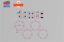 ADESIVI 4 ANELLI PIANO COTTURA