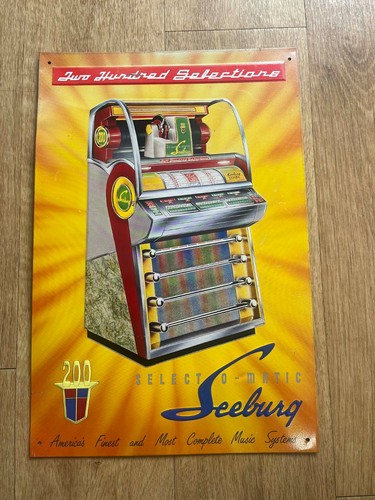Seeburg jukebox v200 metal - jukebox,