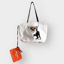 Borsa Prada Canapa con stampa