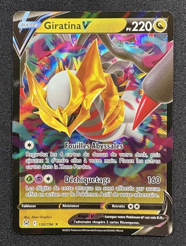 Carte pokémon giratina v - carte,