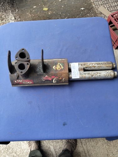 Marmitta scarico fiat 850 - marmitta,