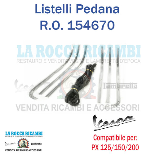 Kit listelli strisce pedana - listelli,