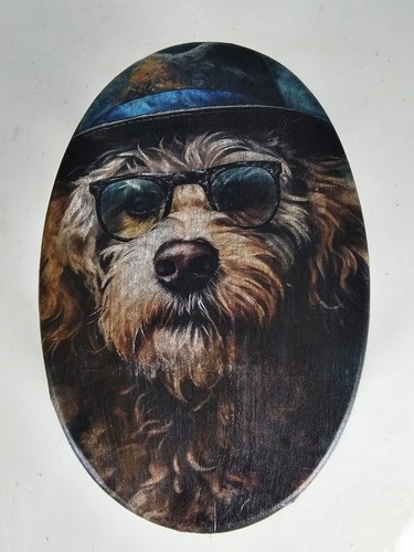 Sgabello per cani dipinto - , a