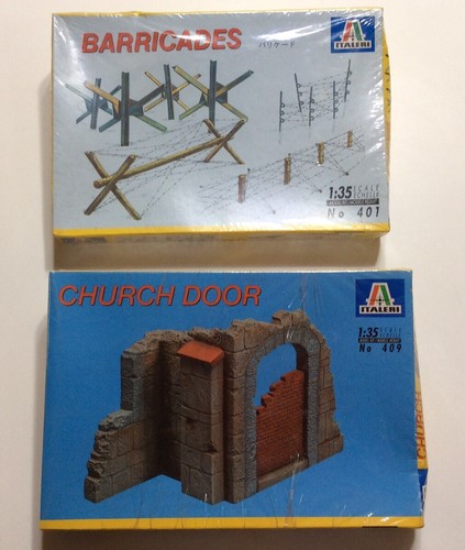 Lotto italeri barricate n - 1:35,