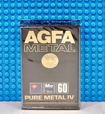 AGFA METAL ME 60 1986 EUR TIPO IV NASTRO A CASSETTA VUOTO (1) (SIGILLATO)