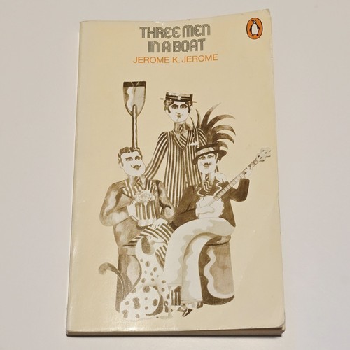 Three men boat - in, (penguin