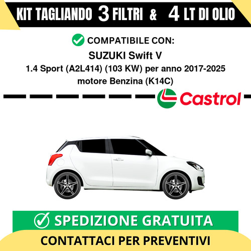 Tagliando per suzuki - per,