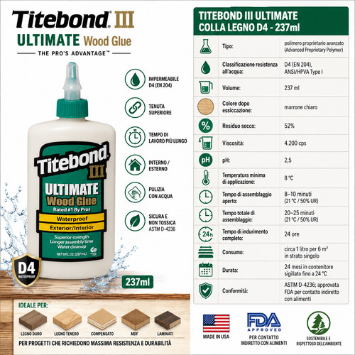 Titebond iii ultimate wood - iii,