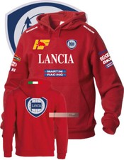 FELPA CAPPUCCIO LANCIA DELTA HF INTEGRALE MARTINI RAGING PERSONALIZZATA FILIP R