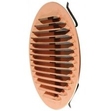 GRIGLIA DI AERAZIONE IN RAME TONDA CON MOLLA 80/125 MM