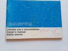 Cagiva 125 Aletta Electra 1984 manuale uso manutenzione originale Italiano