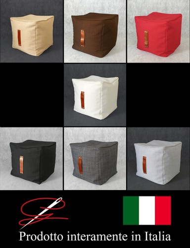 Pouf pouff puff cubo - cubo, morbido