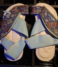 Costume geisha bambina fatto a mano sandali pelle e tessuto vedi misure