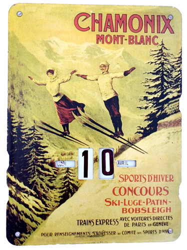 Chamonix mont blanc - mont-blanc, calendario