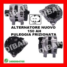 ALTERNATORE NUOVO 150AH FORD