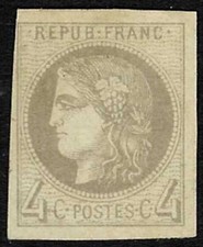 FRANCIA SCOTT# 40 MNG F LOTTO#