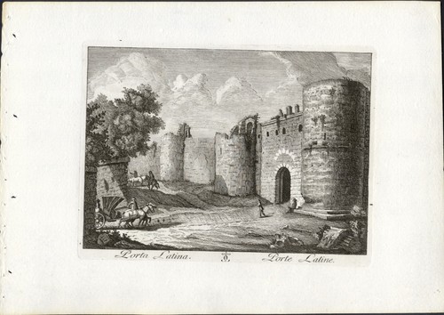 Porta latina roma di - porta, latina,