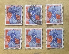 Francobolli Francia lotto di 6