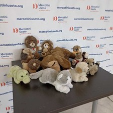 Lotto 10 Peluches Trudi Vintage Medagliette Italia XX Secolo Originali