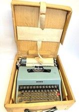❤️ TYPERWRITER OLIVETTI MACCHINA DA SCRIVERE LETTERA 32 CON CUSTODIA ORIGINALE