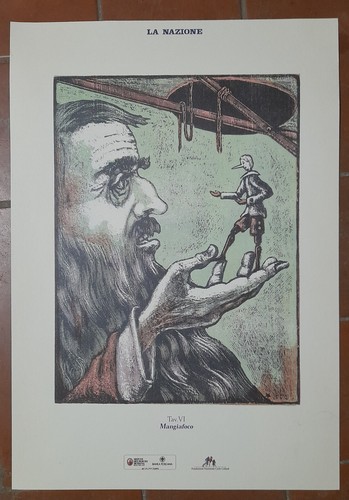 Pinocchio xilografia - pinocchio, di