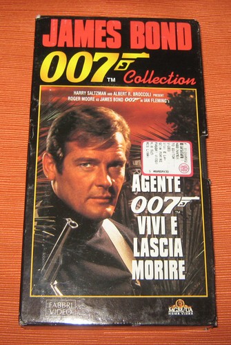 Videocassetta vhs james bond - bond, "